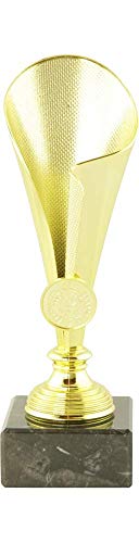 Mini Pokal Award Alabama inkl. hochwertigen Alu-Gravurschild mit Wunschtext (Gold, 20 cm) von Pokalmatador GmbH