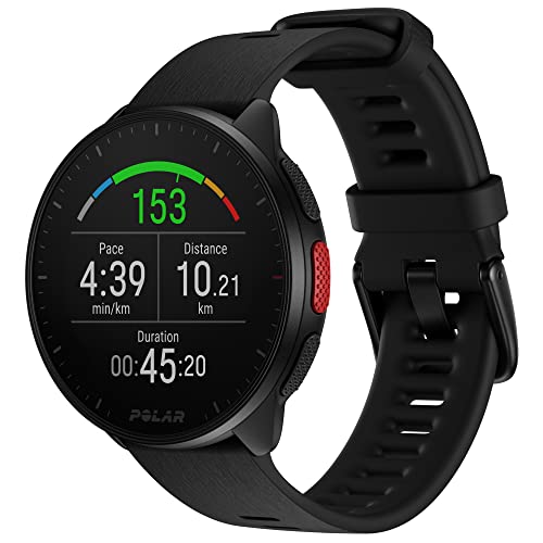 Polar Pacer - GPS-Laufuhr - Smartwatch für Damen & Herren - Pulsuhr - Sport & Fitness - ultraleichte Uhr mit Schrittzähler, personalisierten Trainingsprogrammen & Erholungsfunktionen, Musiksteuerung von Polar