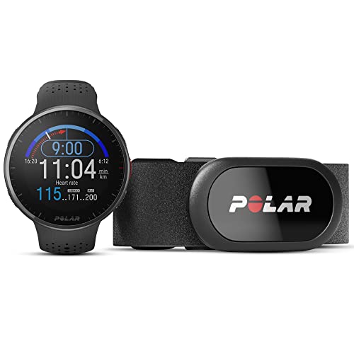 Polar Pacer Pro & H10 – Moderne GPS-Sportuhr & Herzfrequenzsensor, Pulsuhr, Smartwatch für Männer und Frauen, Laufuhr Training, Schlafüberwachung und Activity Tracker von Polar