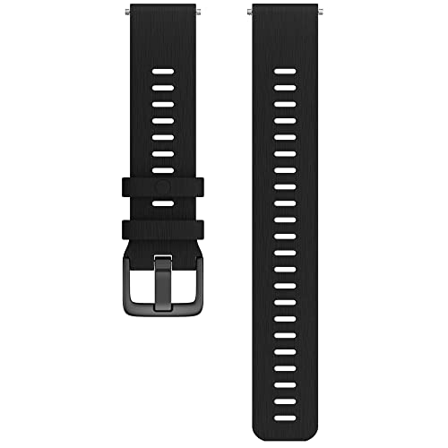 Polar Silikon-Armband 20mm Night Black S-L von Polar