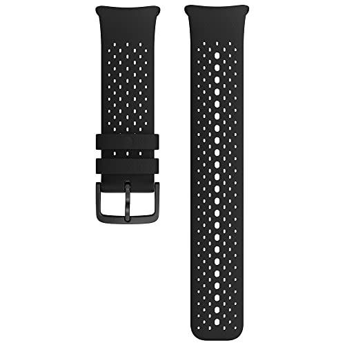 Polar Silikon-Armband Pacer Pro 22mm Grau-Schwarz S-L von Polar