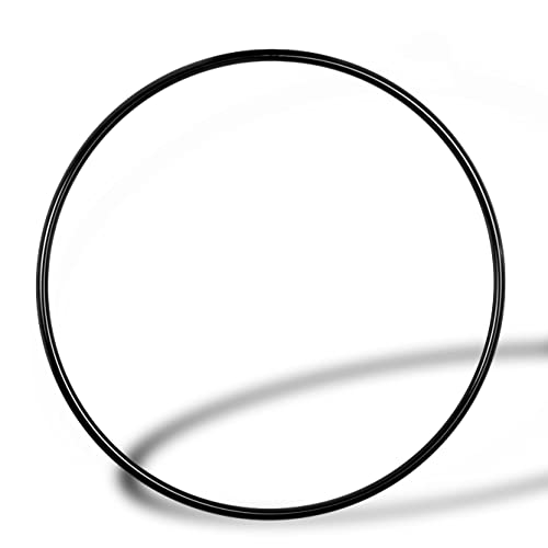 PoleSports Aerial Hoop Lyra 0-Punkt Aufhängung Schwarz 100 cm x Ø 26,9 mm [Standard] Stahlring für Zuhause und Pole Dance Reifen, Yoga Ring, Zirkus Akrobatik *auch für Kinder von Pole Sports