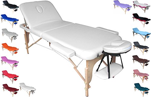 Polironeshop Venere Massageliege massagetisch behandlungsliege tattooliege (Weiß) von Polironeshop