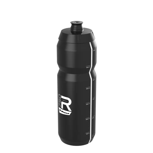 POLISPORT 8646300007 - R Collection Fahrradflasche Modell R750 mit einem Fassungsvermögen von 750 ml. BPA-freie Trinkflasche für Radfahrer in schwarz von Polisport