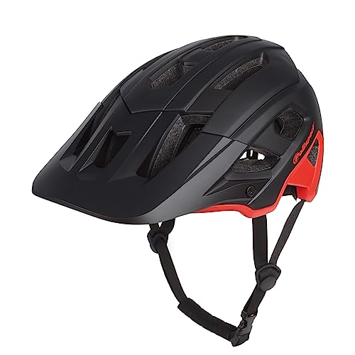 Polisport Unisex-Adult Helmet Mountain PRO-(M=55/58) Helm, Schwarz/Rot, M von Polisport