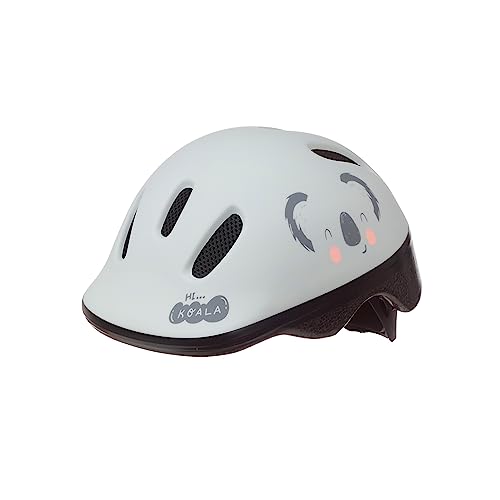 Polisport Unisex-Baby Helmet-Koala-(XXS= 44/48) Helm, Grau von Polisport