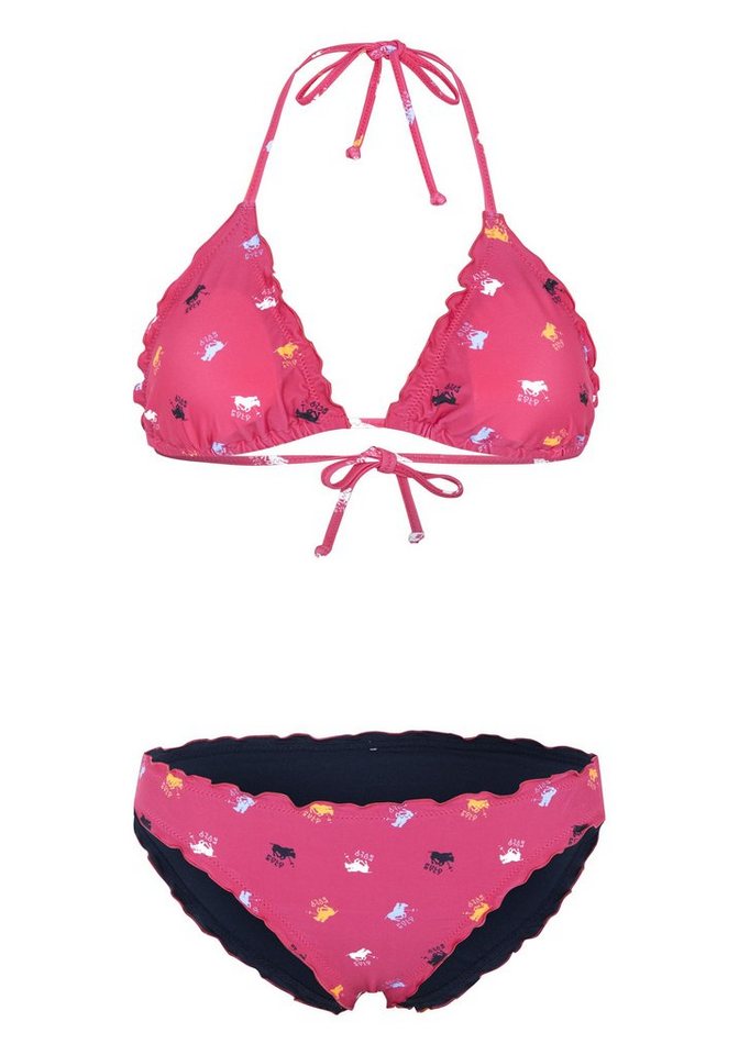 Polo Sylt Triangel-Bikini mit Allover-Muster (Set) von Polo Sylt