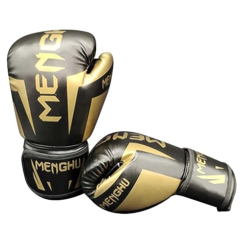 PolyMath Boxhandschuhe Box Fitness Handschuhe, Professionelles Training Sparring Muay Thai MMA Kickboxen Bandagen Boxen Männer Frauen Erwachsene Atmungsaktiv und Schweiß absorbierend auf 8,10,12,14OZ von PolyMath