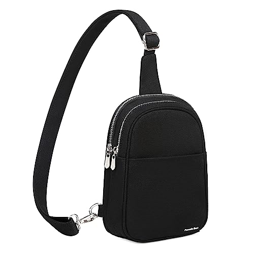 Pomelo Best Klein Handy Umhängetasche Canvas Mini Crossbody Schultertasche für Damen und Herren von Pomelo Best