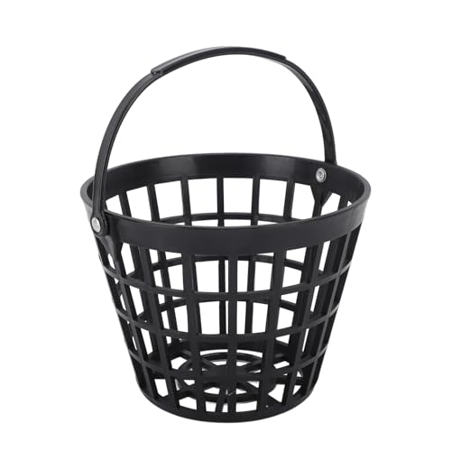 Pongnas Golfball-Container-Korb, Schwarz, Stapelbarer, Langlebiger Golfball-Behälter, Leicht, für Outdoor-Sportarten (Hält bis zu 25 Stück) von Pongnas