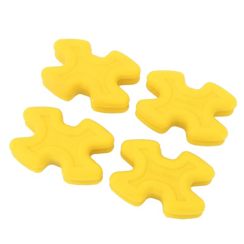 Pongnas Gummi-Bogengliedmaßen-Dämpfer, 4 Stück, Flexibler, Langlebiger Bogenglied-Stabilisator für Compoundbogen (Yellow) von Pongnas