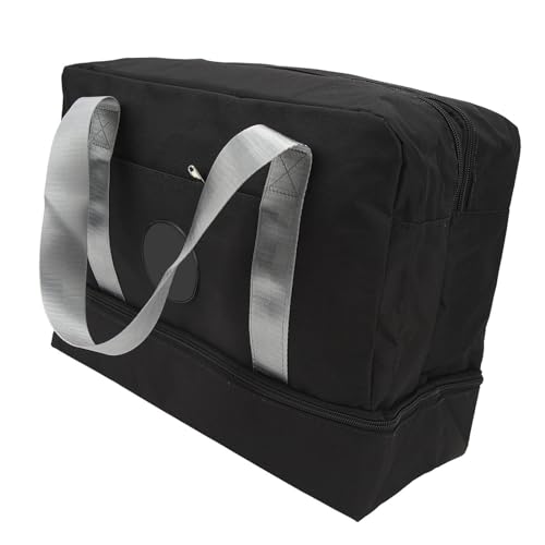 Trocken- und Nasse Separate Sporttasche, Versteckter Schuhschrank-Badeanzug-Tasche für Outdoor-Sportarten (Black) von Pongnas