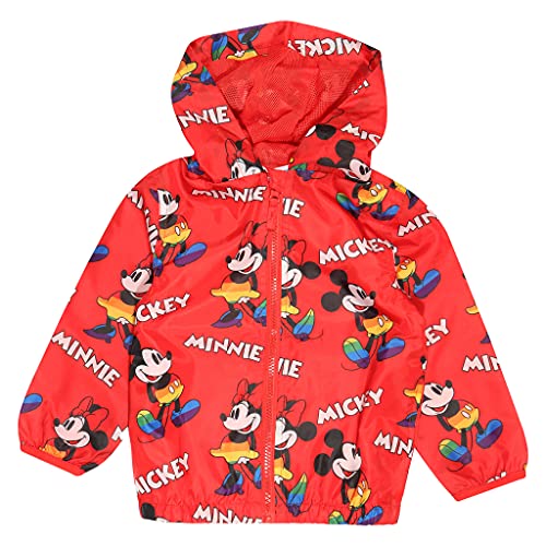 Disney Mickey & Minnie AOP Jungen Regen Mac rot 1-2 Jahre von Popgear