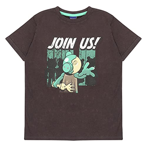 Piggy Zombie wenden Sie Sich an Uns. T Shirt, Kinder, 110-182, Holzkohle, Offizielle Handelsware von Popgear