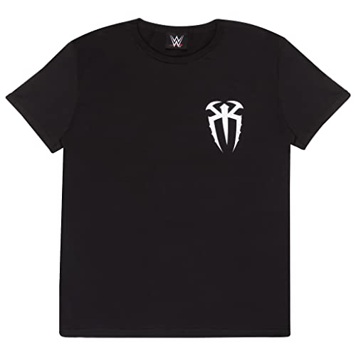 WWE Roman Reigns Head of The Table T Shirt, Kinder, 116-170, Schwarz, Offizielle Handelsware von Popgear