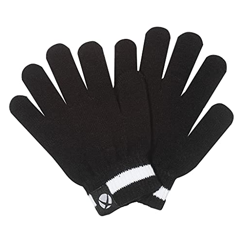 Popgear X-Box Mini-Logo Handschuhe, Mädchen, One Size, Schwarz, Offizielle Handelsware von Popgear