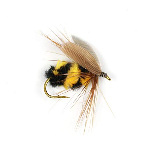 Angelköder, 10 Stück Künstliche Insekten Hummel Ameise Forelle Fliegenfischen Köder Bionic Bait Tackle Zufällige Farbe Biene# von Porfeet