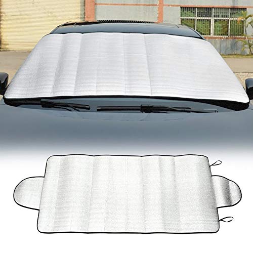 Porfeet Auto Windschutzscheibenabdeckung, Auto Front Windschutzscheibe Sun Snow Shade Heat Blocking Anti-UV Staubschutz von Porfeet