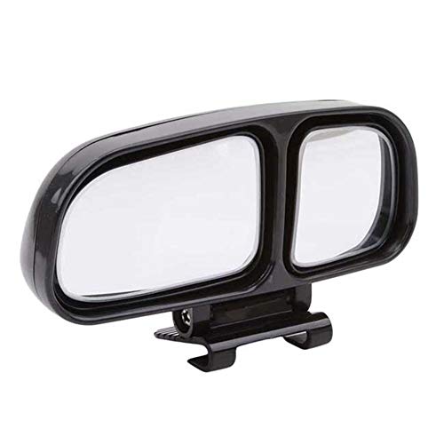 Porfeet Blind Spot Mirror, Universal Verstellbarer Weitwinkel Auto Rückansicht Blind Spot Auxiliary Seitenspiegel Schwarz Links von Porfeet