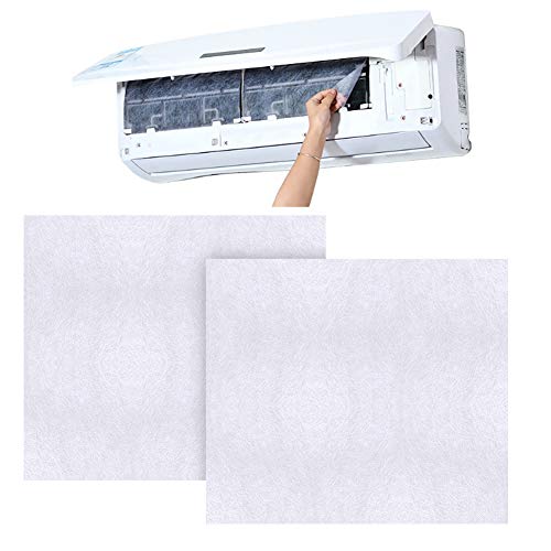 Porfeet Klimaanlagenfilter, 40 Stück Klimaanlage Anti-Staubreinigung Ersatz-Baumwollfilterpapier Weiß von Porfeet