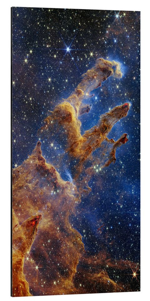 Posterlounge Alu-Dibond-Druck NASA, James Webb Space Telescope - Säulen der Schöpfung, Fotografie von Posterlounge