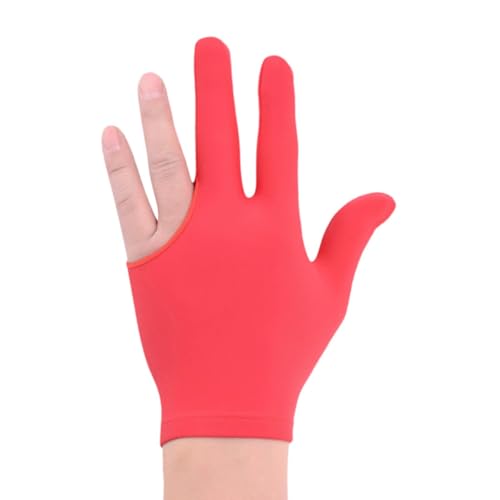 Poupangke Billard-Handschuhe für die Linke Hand,Billardtisch-Handschuhe für die Linke Hand | -Queue-Sporthandschuhe,Poolhandschuhe Billard, 3 Finger Shooters Queue Sporthandschuhe, Billardhandschuhe von Poupangke