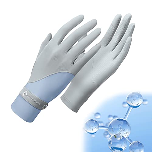 LSF Handschuhe, Sonnenschutz, atmungsaktiv, Ice Feeling Thin UPF 50+ – Sonnenschutz, dünne Handschuhe für Fahren, Reiten, Wandern, Bootfahren, Rudern, von Povanjer