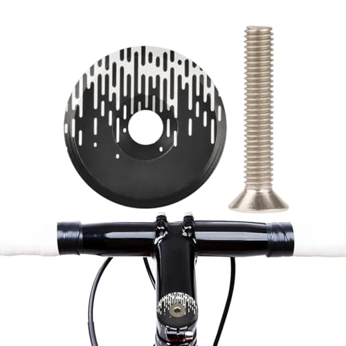 Povanjer Fahrrad-Headset-Abdeckung, obere Abdeckung für Fahrrad-Headset | Fahrrad-Vorderradgabel-Vorbau-Abdeckung,Gabelrohr-Steuersatzkappe im Tight-Thread-Design für Intensive Berg-, Cross-Country- von Povanjer