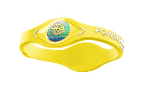 Power Balance Silicone Armband, Neon Yellow w/White, L, IWSA09NEYLWTLP von Power Balance