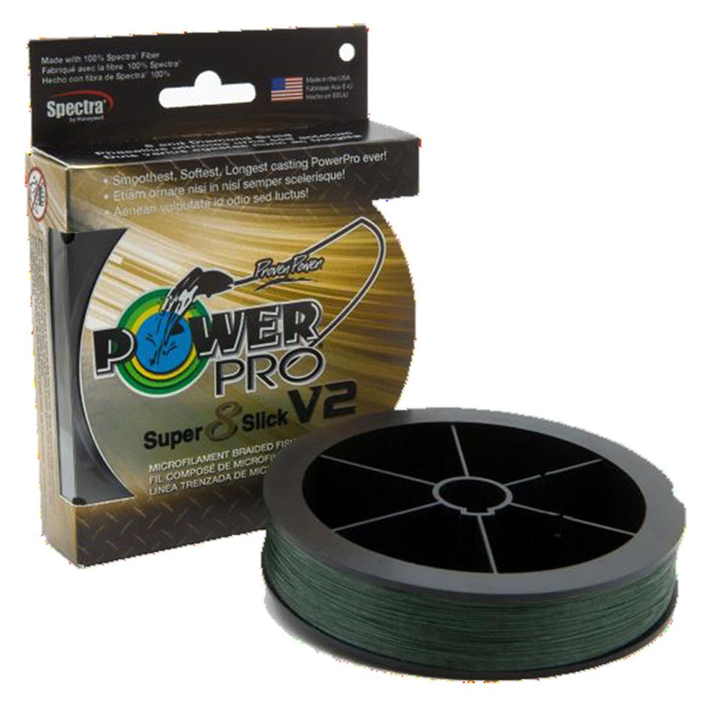 Power Pro Super 8 Slick V2 Braided Line 135 M Grün 0.130 mm von Power Pro