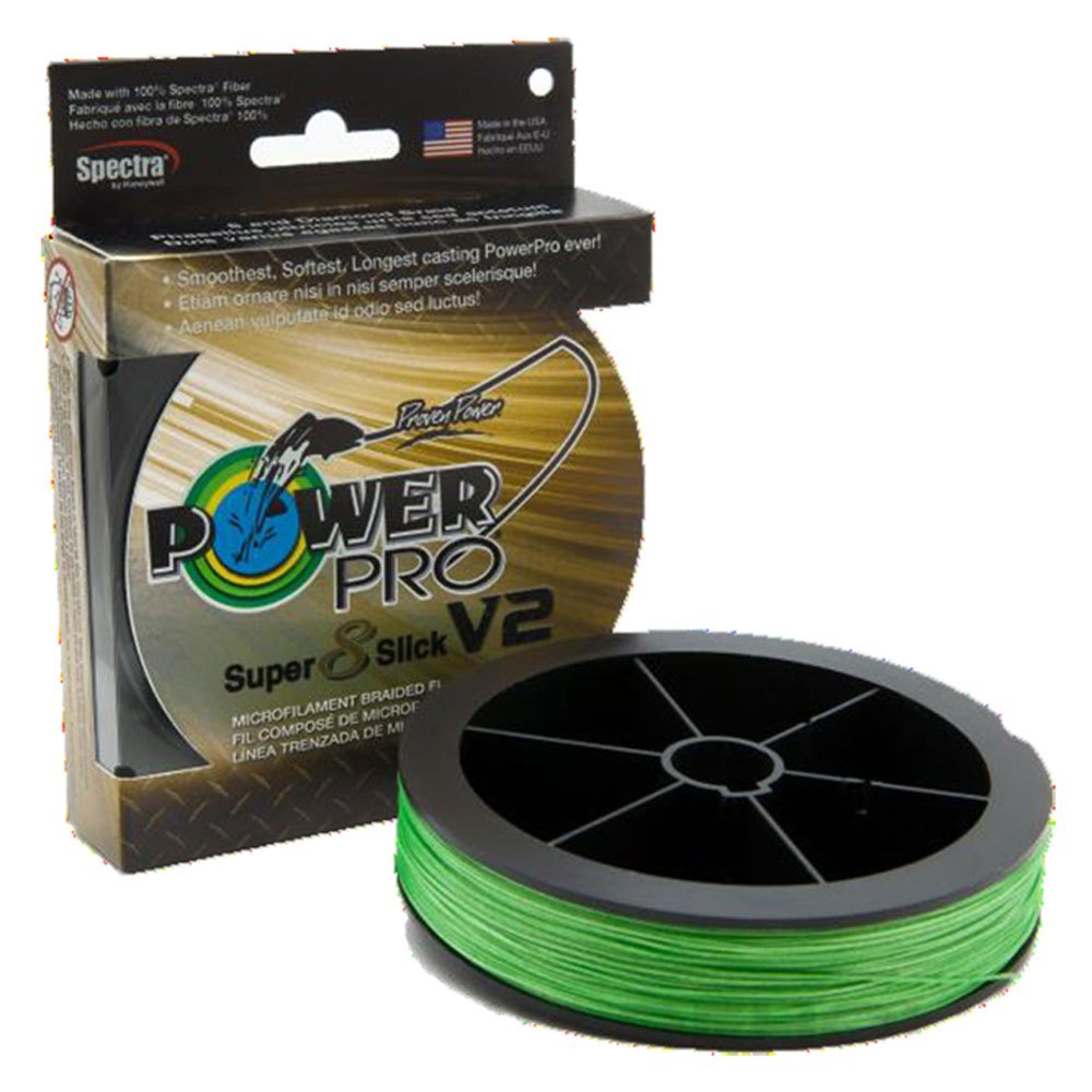 Power Pro Super 8 Slick V2 Braided Line 135 M Grün 0.150 mm von Power Pro