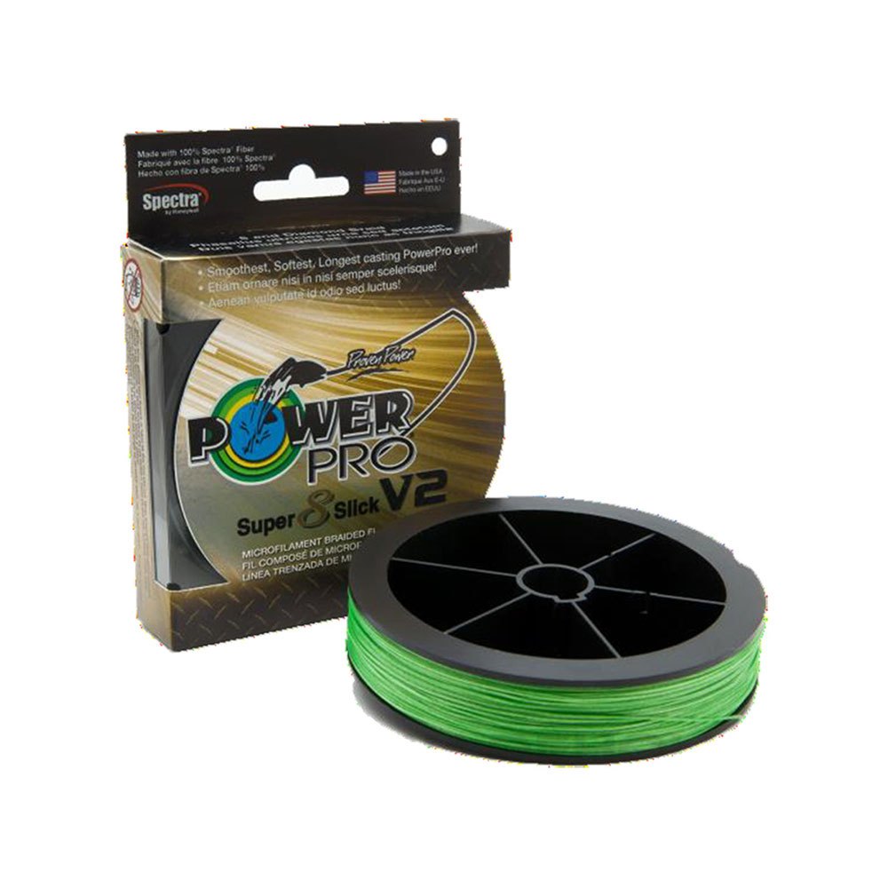 Power Pro Super 8 Slick V2 Braided Line 275 M Grün 0.150 mm von Power Pro