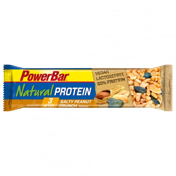 PowerBar - Natural Protein (Vegan) Salty Peanut Crunch - Recoveryriegel Gr 40 g salty peanut crunch von PowerBar