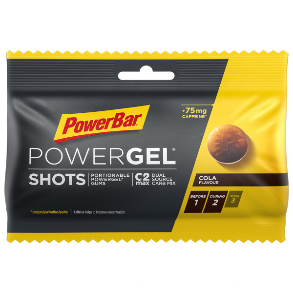 PowerBar - PowerGel Shots Cola - Energieriegel Gr 60 g cola von PowerBar