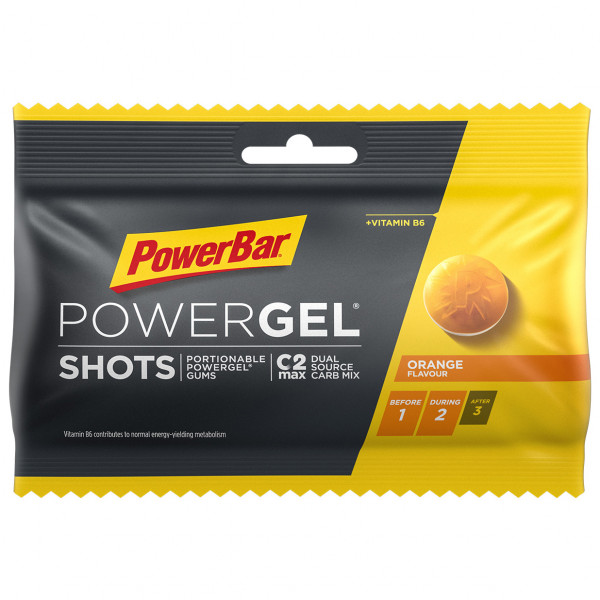 PowerBar - PowerGel Shots Orange - Energiegel Gr 60 g orange von PowerBar
