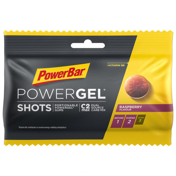 PowerBar - PowerGel Shots Raspberry II - Energiegel Gr 60 g raspberry von PowerBar