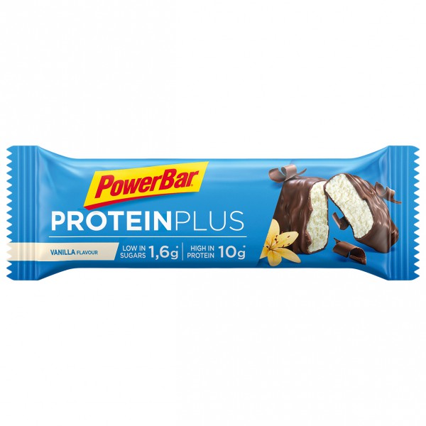 PowerBar - Proteinplus Low Sugar Vanilla - Recoveryriegel Gr 35 g vanilla von PowerBar
