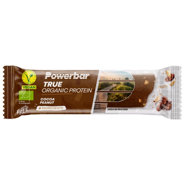 PowerBar - True Organic Protein Cocoa Peanut - Energieriegel Gr 45 g von PowerBar