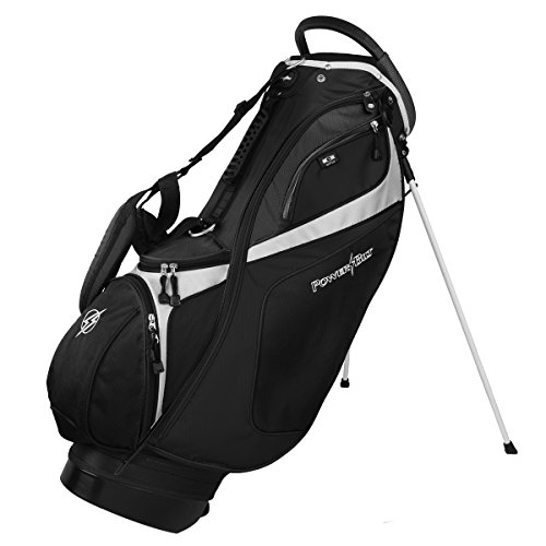 Powerbilt TPS Dunes Golftasche, 14-Fach schwarz/schwarz mit Ständer (schwarz) von Powerbilt