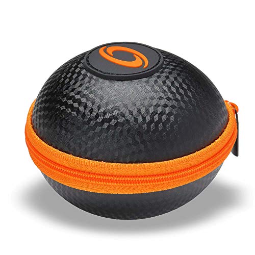 Powerball Kernpower® Original Case/Hülle/Etui für Fast alle Original Modelle, stoßfeste Transport-Tasche mit Reißverschluss, anthrazit/orange von Powerball