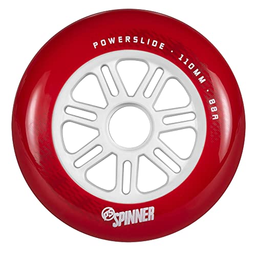 POWERSLIDE Spinner 3er Rollenset 2024 red, 110mm/88a von Powerslide