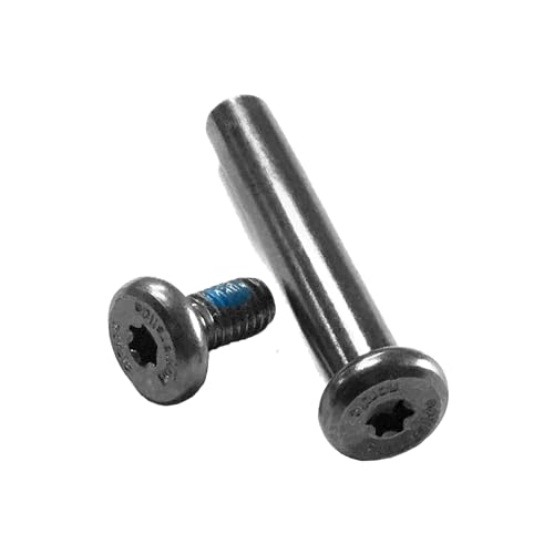 Powerslide Inline Skate Ersatzteil Stahl Doppelachse für Schutzblech 8mm, L = 61mm, Hex, Stück von Powerslide