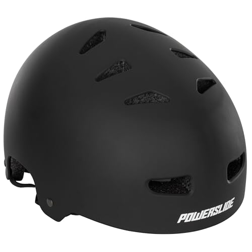 Powerslide Erwachsene Helm Allround Black, für Inline, Skateboard, Fahrrad, Scooter von Powerslide