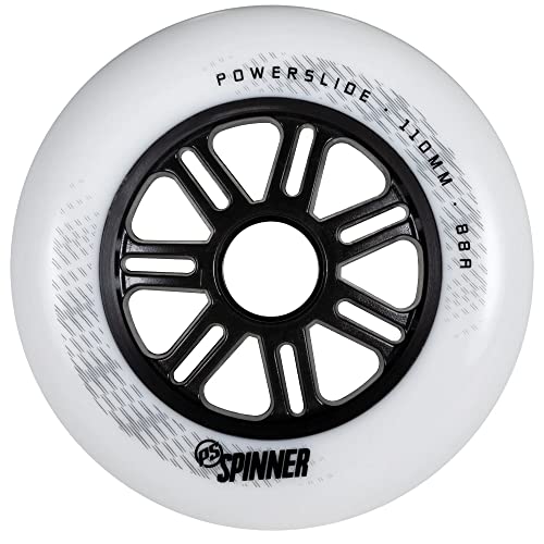Powerslide Spinner 3er Rollenset 2023 White, 110mm/88a von Powerslide
