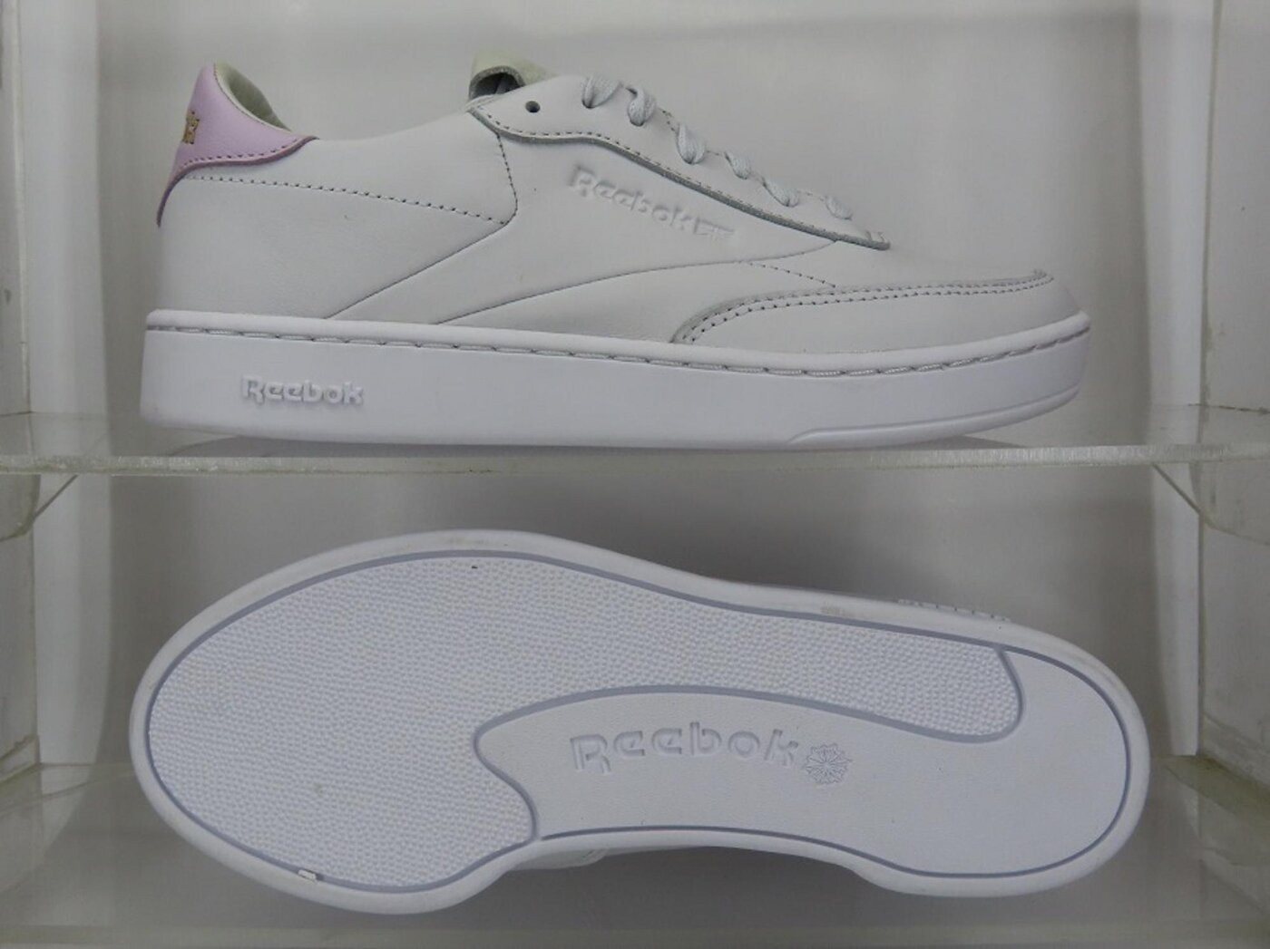 Powerslide Ux.-Lifestyle-Schuh Reebok Club C Clean WEISS Sneaker von Powerslide