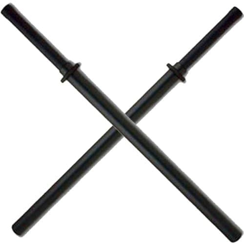 Sparring Bokken Schaumstoff-Schwert Übungsklingen für Sparring, Schwarz, 2 Stück von Practice Swords