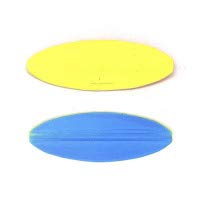 Praesten Mini Durchlaufblinker in 3,5 gr. - Farbe: blau/Chartreuse von Praesten Mini