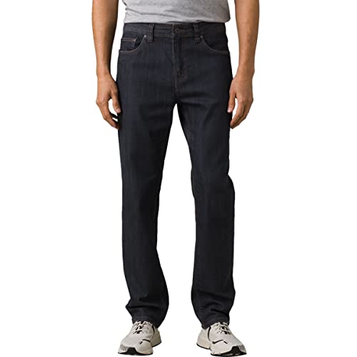 Prana Bridger Herren-Jeans, leicht, konisch, strapazierfähig, Stretch, Slim Fit, Herren, Bridger Jean 30" Inseam, Denim, 42W x 30L von Prana