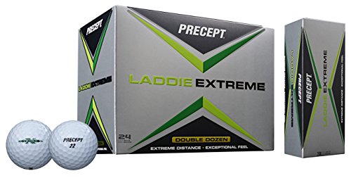 Precept 2017 Laddie Extreme Golfbälle (24 Bälle) weiß von Precept