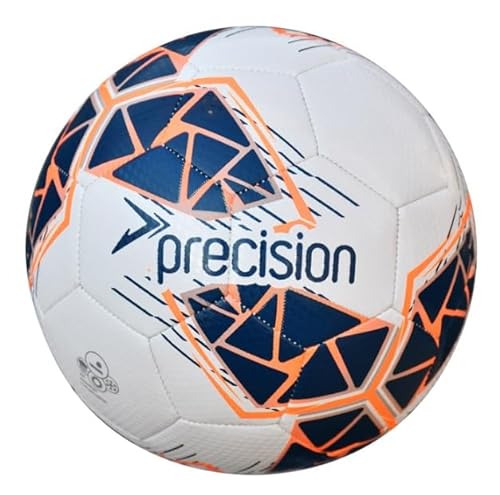 Precision Fusion Hochleistungs-Mini-Fußball, strapazierfähiges, maschinengenähtes TPU, 2 mm Eva-gefüttert, leicht, 160 g, weiß, offizieller Ball, Größe 1 von Precision